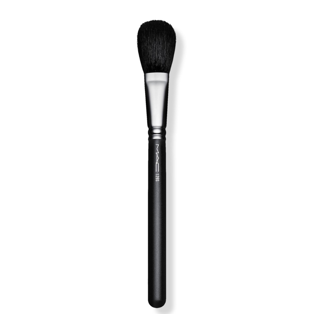 NEW MAC 129 Synthetic Powder + Blush Makeup Brush
